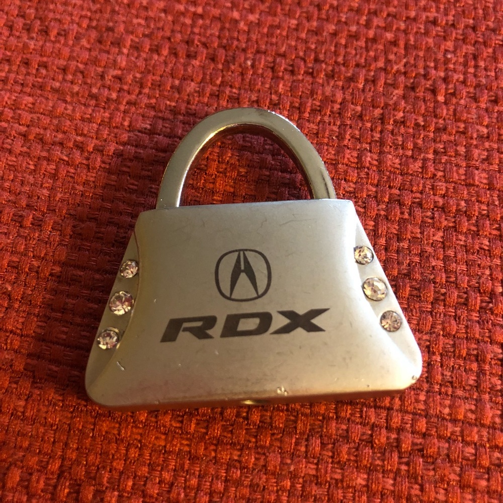Acura Purse Keychain with Swarovski Crystals